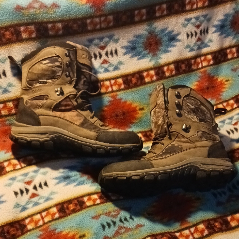 Cabela's Camouflage and Black Men's Boots
